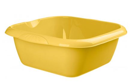 Таз универсальный  Good квадратный 6л (ярко -жёлтый)